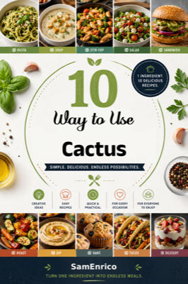 10 Ways to Use Cactus (Recipe Book)