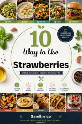 10 Ways to Use Strawberries (Recipe Book)