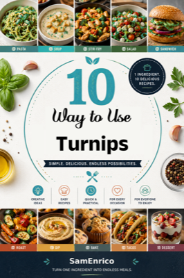 10 Ways to Use Turnips (Recipe Book)