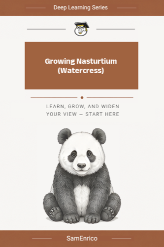 Growing Nasturtium (Watercress)