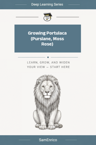 Growing Portulaca (Purslane, Moss Rose)