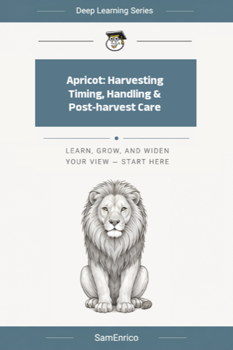Apricot: Harvesting Timing, Handling & Post-harvest Care