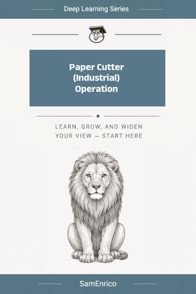Paper Cutter (Industrial) Operation