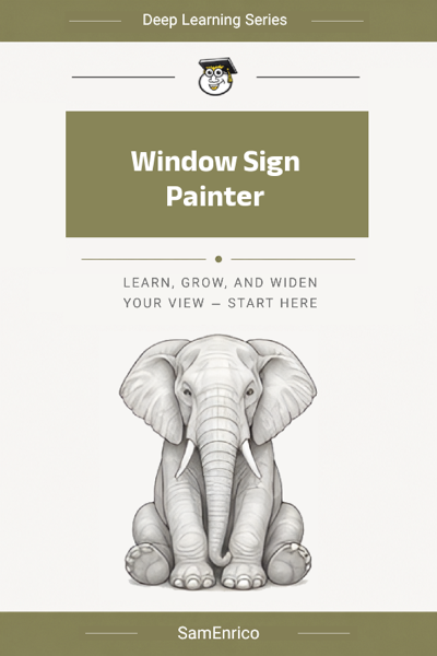 Window Sign Painter