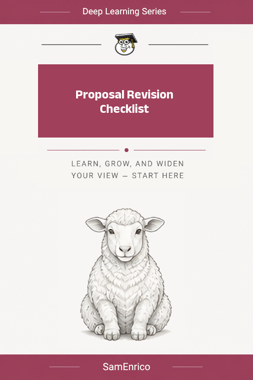 Proposal Revision Checklist