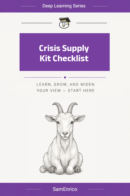 Crisis Supply Kit Checklist