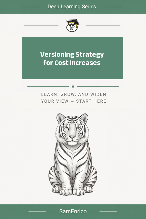 Versioning Strategy for Cost Increases