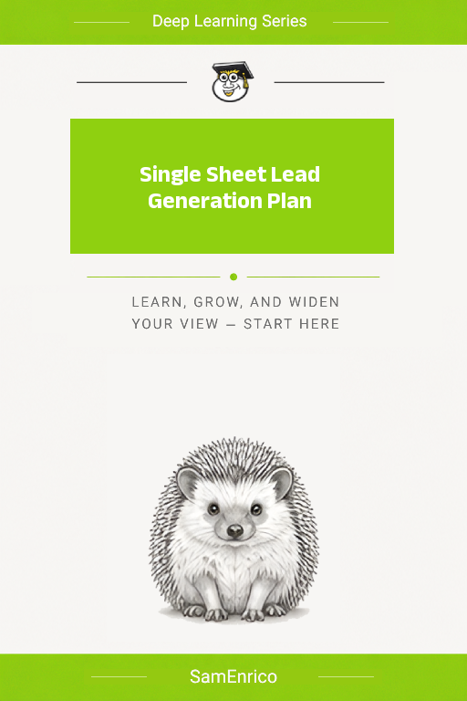 Single Sheet Lead Generation Plan