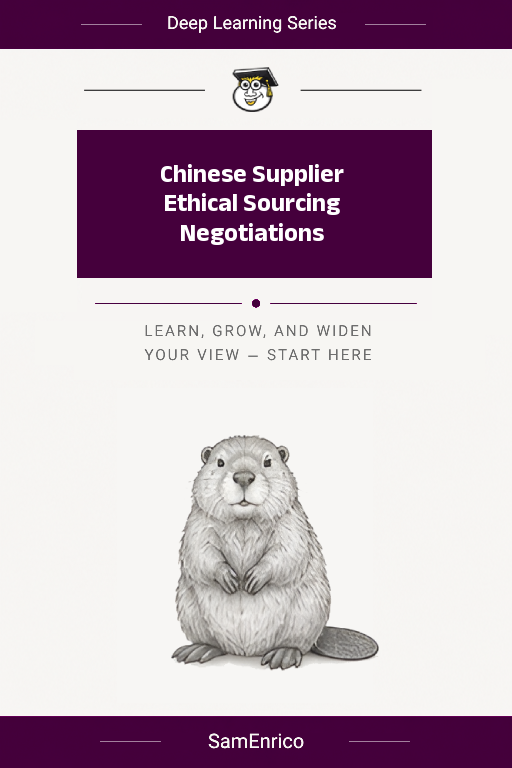 Chinese Supplier Ethical Sourcing Negotiations