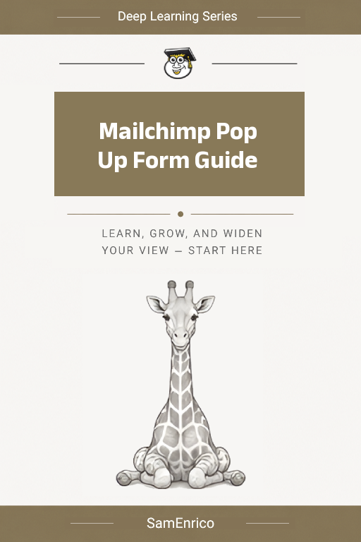 Mailchimp Pop Up Form Guide