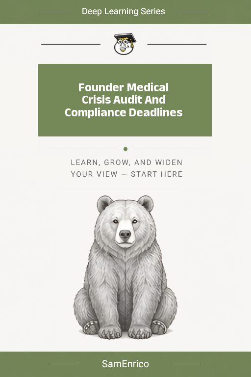 Founder Medical Crisis Audit And Compliance Deadlines