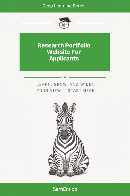 Research Portfolio Website For Applicants
