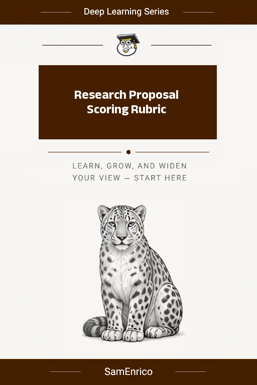 Research Proposal Scoring Rubric