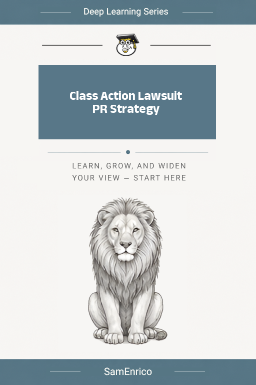 Class Action Lawsuit PR Strategy