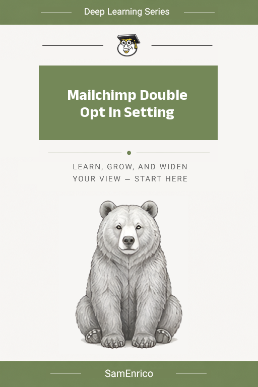 Mailchimp Double Opt In Setting