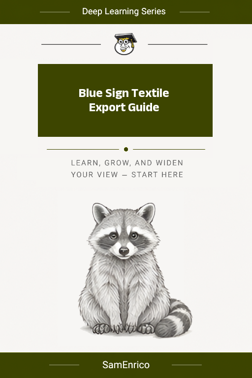 Blue Sign Textile Export Guide
