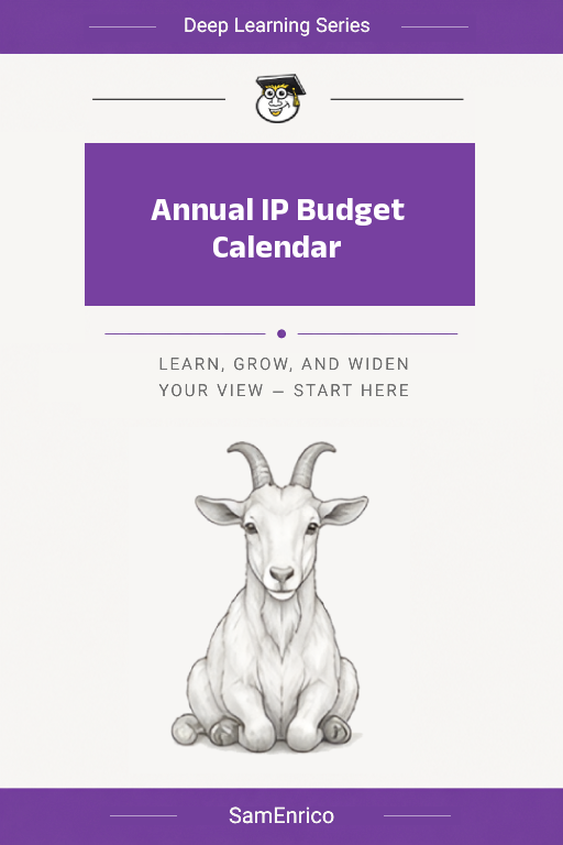 Annual IP Budget Calendar