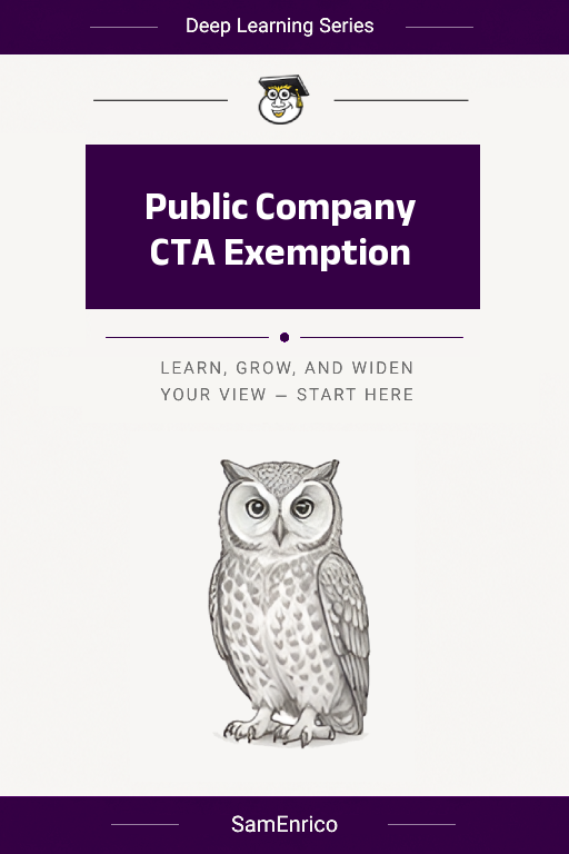Public Company CTA Exemption