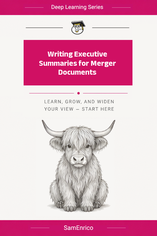 Writing Executive Summaries for Merger Documents