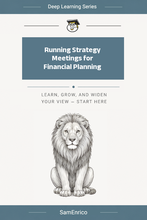Running Strategy Meetings for Financial Planning