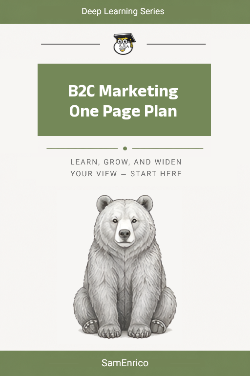 B2C Marketing One Page Plan