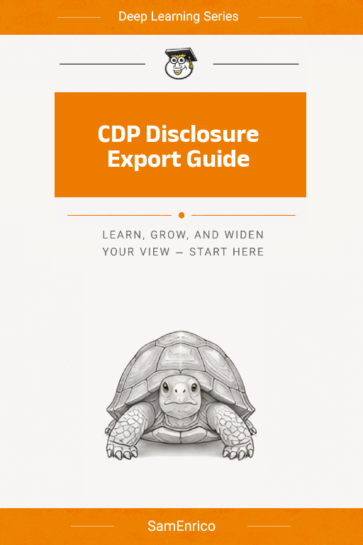 CDP Disclosure Export Guide