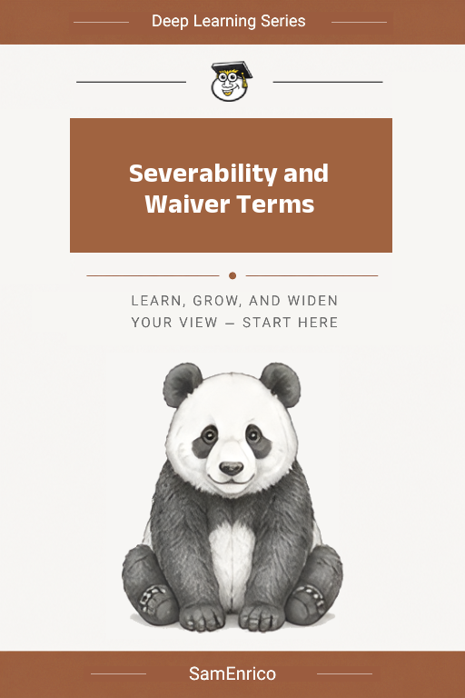 Severability and Waiver Terms