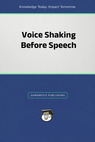 Voice Shaking Before Speech