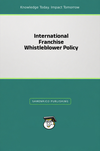 International Franchise Whistleblower Policy