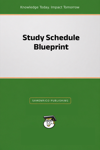 Study Schedule Blueprint
