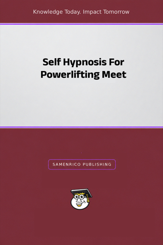 Self Hypnosis For Powerlifting Meet