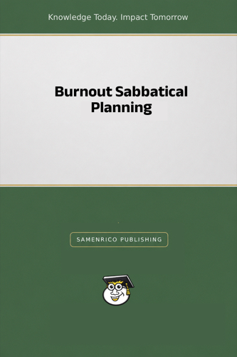 Burnout Sabbatical Planning