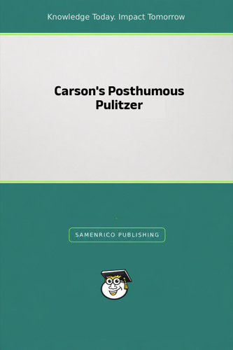 Carson's Posthumous Pulitzer