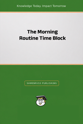 The Morning Routine Time Block