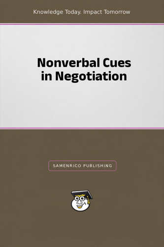 Nonverbal Cues in Negotiation