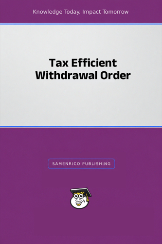 Tax Efficient Withdrawal Order