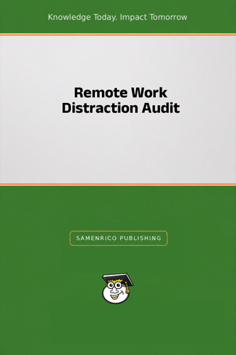 Remote Work Distraction Audit