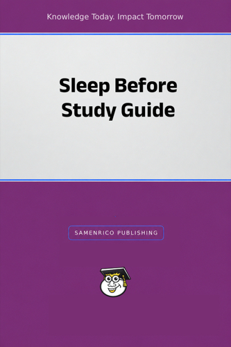 Sleep Before Study Guide
