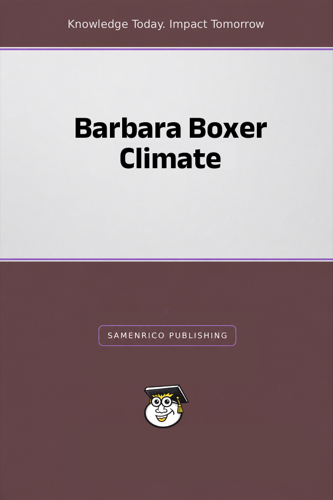 Barbara Boxer Climate