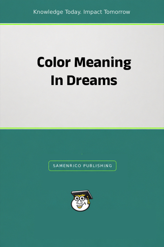 Color Meaning In Dreams