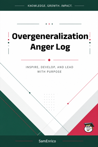Overgeneralization Anger Log
