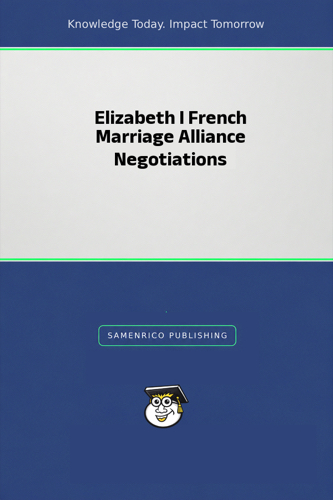 Elizabeth I French Marriage Alliance Negotiations