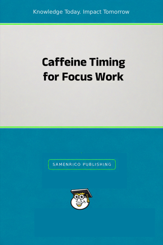 Caffeine Timing for Focus Work