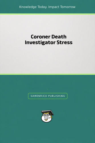 Coroner Death Investigator Stress