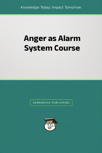 Anger as Alarm System Course