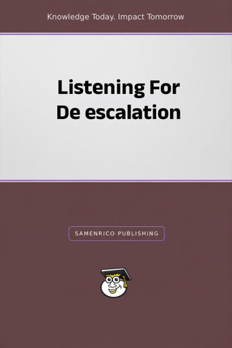 Listening For De escalation