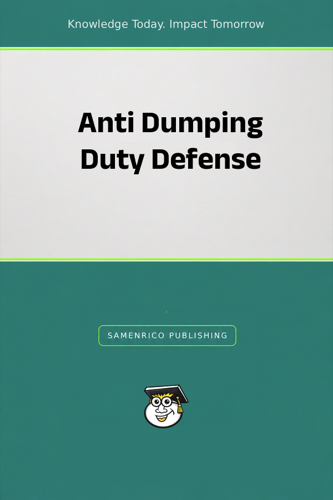 Anti Dumping Duty Defense