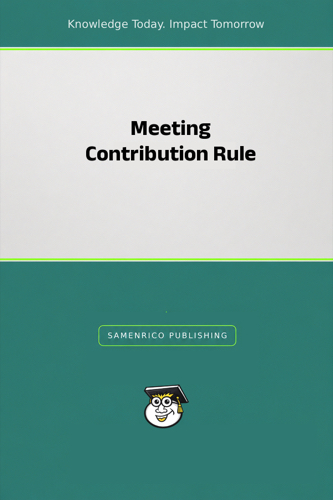 Meeting Contribution Rule