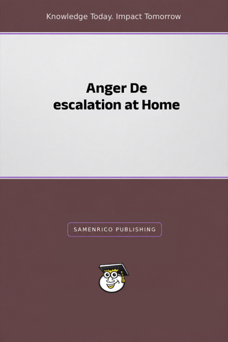 Anger De escalation at Home