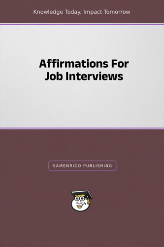 Affirmations For Job Interviews
